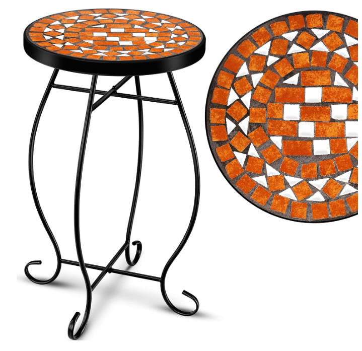 mesa mosaico, mesa azulejos